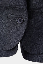 TOKITO Grey Peplum Blazer