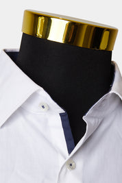 BUGATTI White Easy Care Button Down Shirt