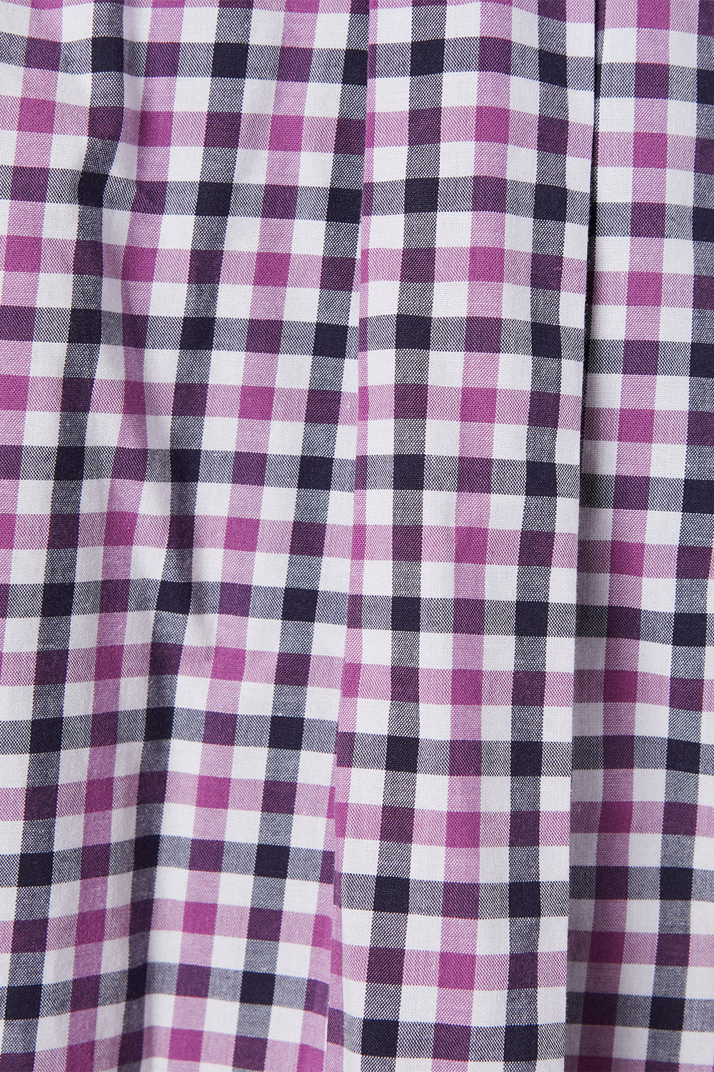 Tommy Hilfiger Purple and Navy Check Custom Fit Button Down Shirt