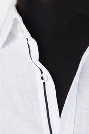 Zara Man White Button Down Slim Fit Shirt
