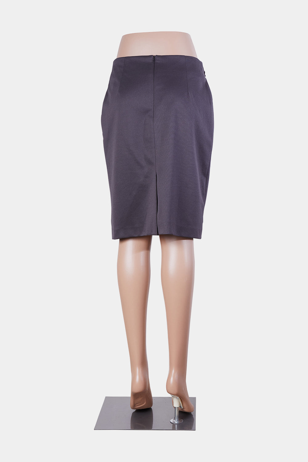 AGENDA Brown Waist Detail Penci Skirt