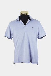 Premium By Jack And Jones Blue Marle Polo Shirt