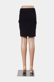 CAMBIO Black Bodycon Mini Skirt