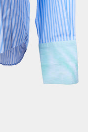 BROOKSFIELD Blue and Green Stripe Button Down Shirt