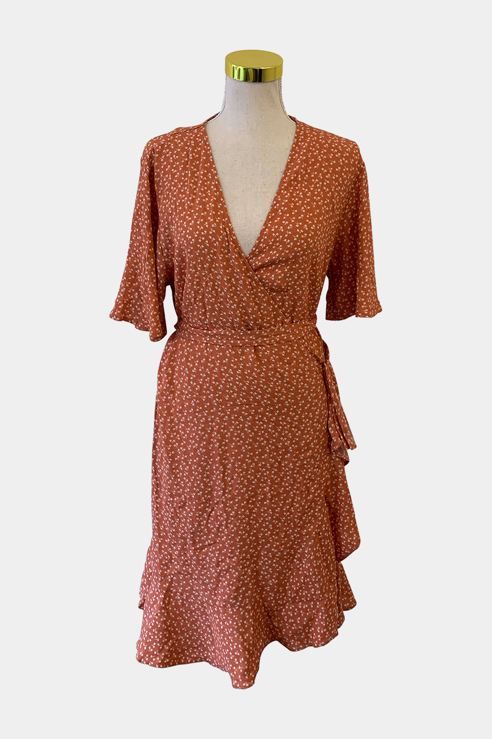 GHANDA Orange Dress