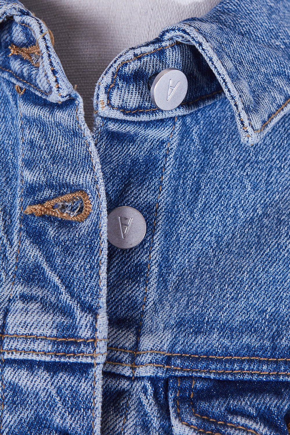 Abrand Jeans Blue Denim Button Down Dress