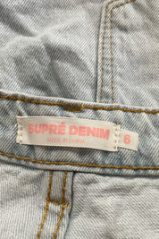 SUPRE Light Blue Denim Shorts