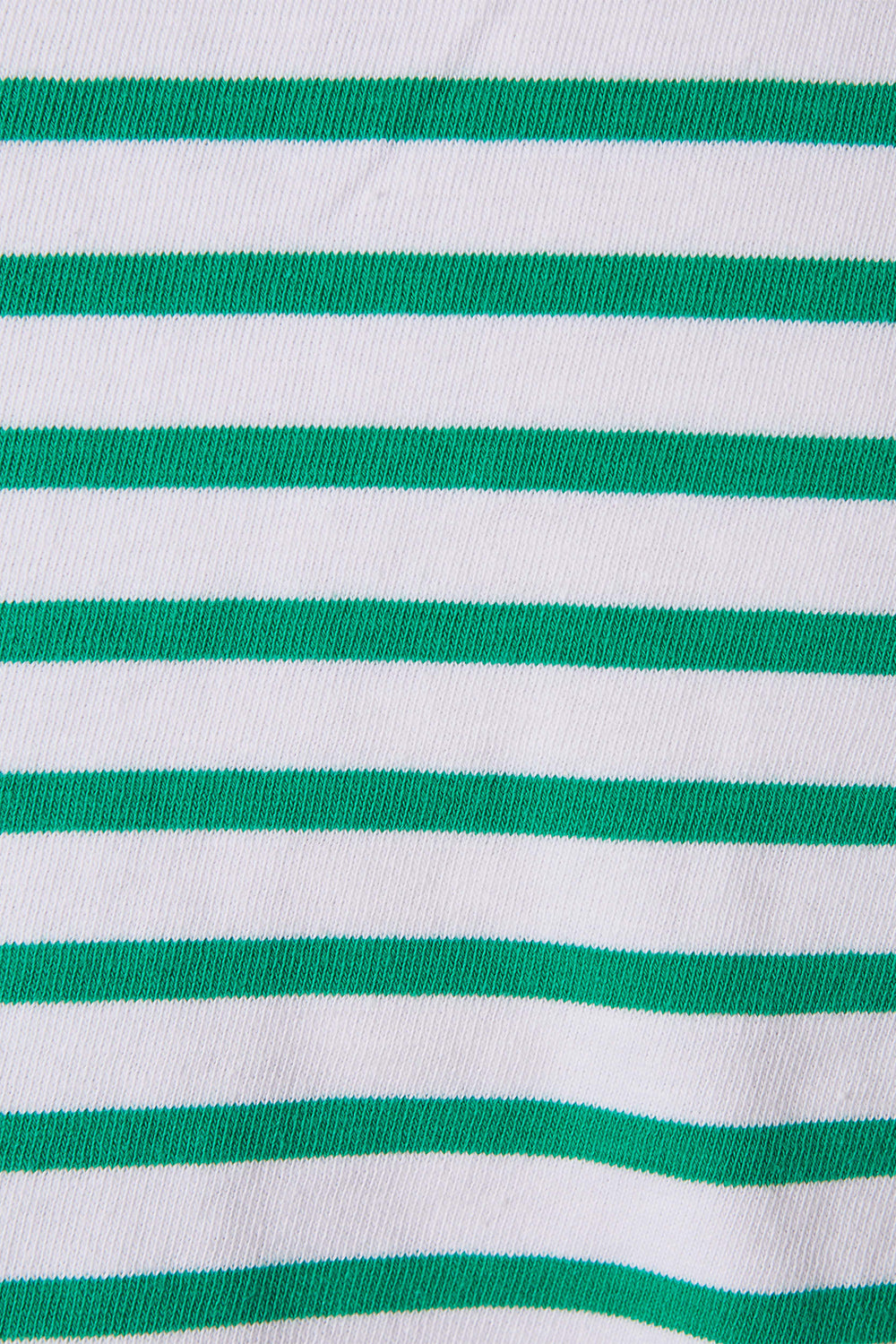 ZARA Green and White Stripe T Shirt