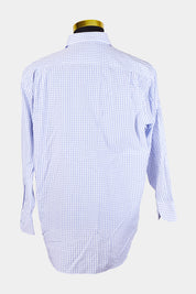 Van Heusen Blue and White Button Down Shirt