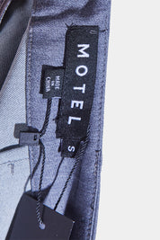 MOTEL Grey Soft Tailored Mini Skirt