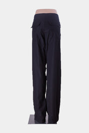 STRIP Black Tie Front Relaxed Trouser