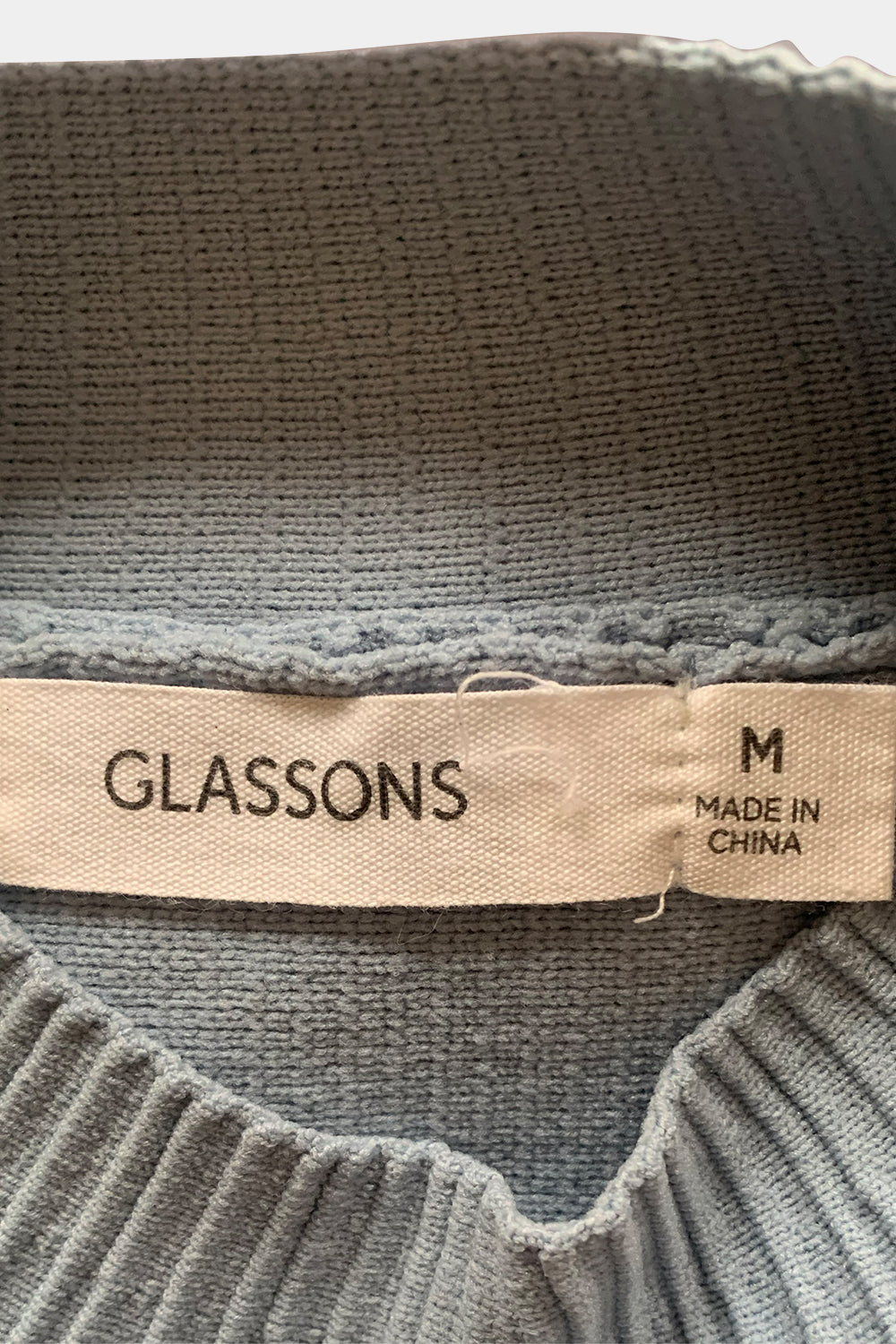 GLASSONS Blue Sweater Vest
