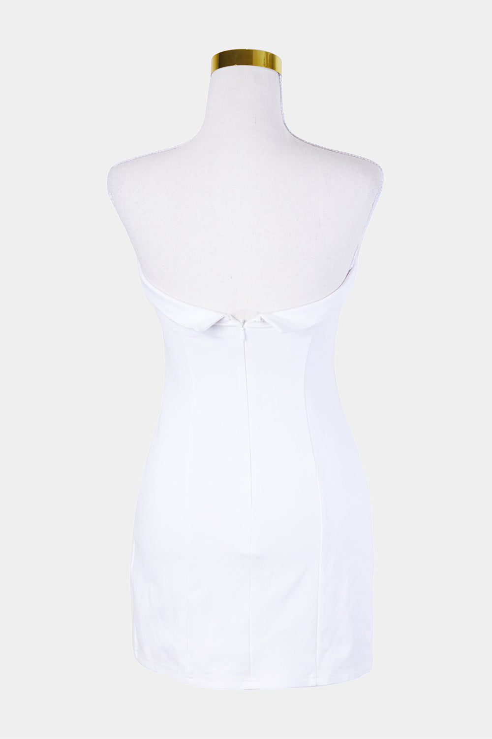 Beginning Boutique White Strapless Dress