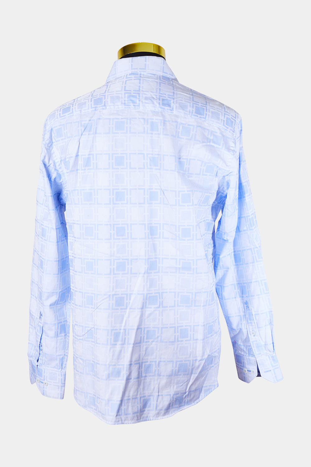 BUGATCHI Blue Button Down Shirt