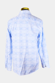 BUGATCHI Blue Button Down Shirt