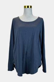 Betty Basics Navy Long Sleeve Top