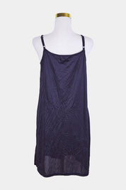 RPS Navy Sequin and Bead Trim Slip Dress