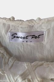 Sweet Pot White Dress