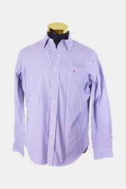 Ralph Lauren Purple Stripe Button Down Shirt