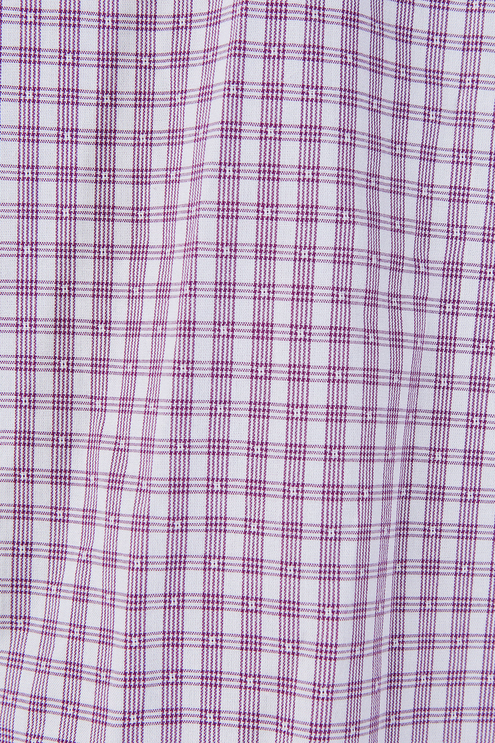 Van Heusen Dark Purple White Plaid Button Down Shirt
