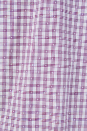 Van Heusen Dark Purple White Plaid Button Down Shirt