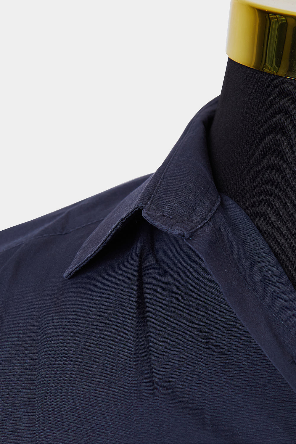 H&M Navy Easy Iron Slim Fit Cotton Shirt