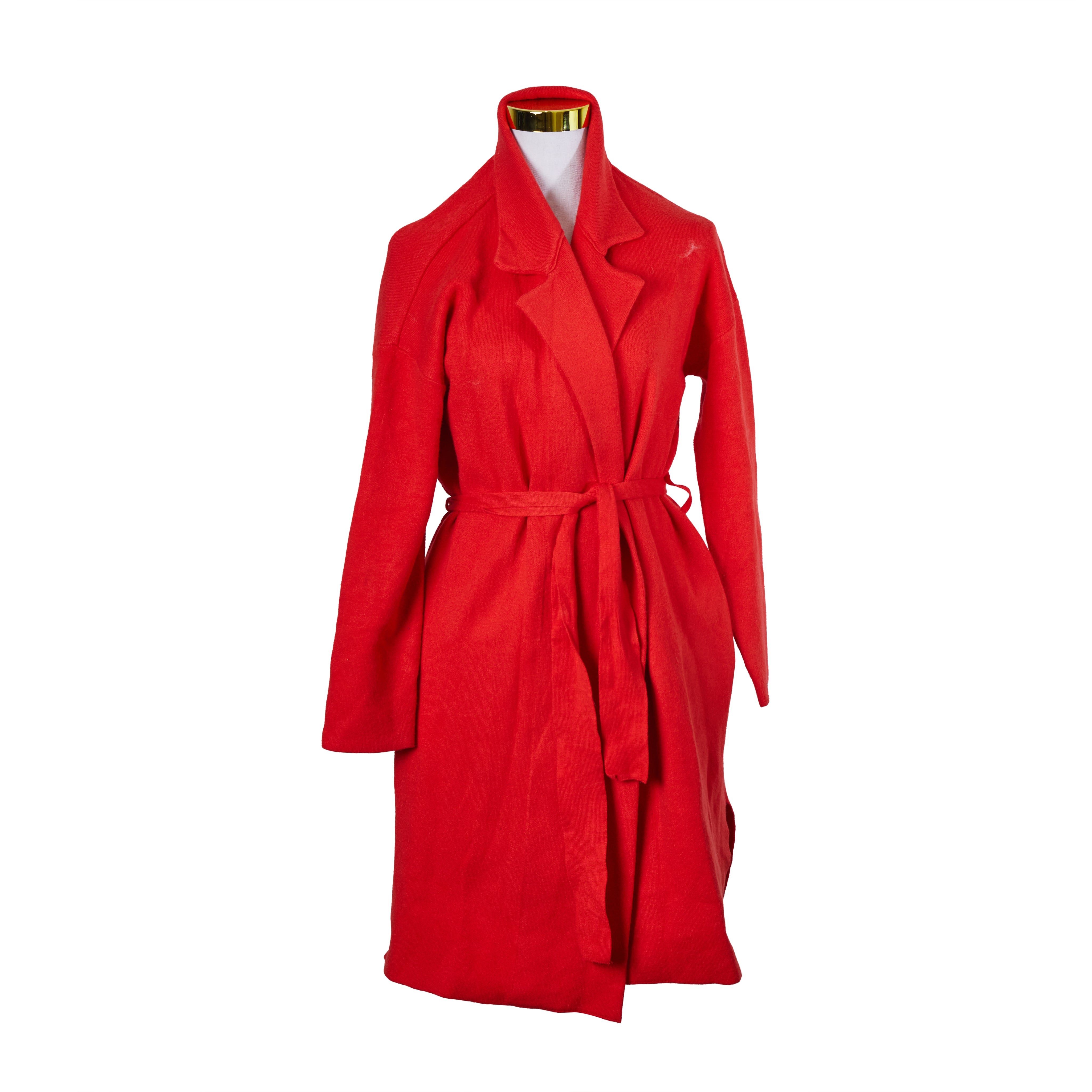 Betty Basics Red Long Coatigan