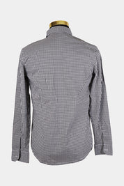 HFEUFR Black and White Check Button Down Shirt