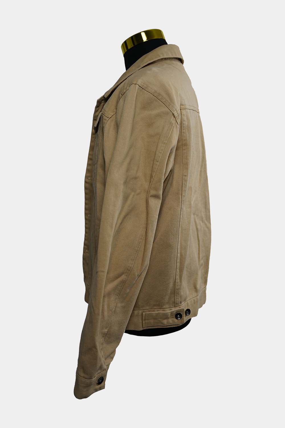 BRONSON Camel Button Down Overshirt Jacket
