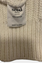 Seed Heritage  Grey And White Jumper
