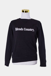 AFENDS Black Logo Print Sweater