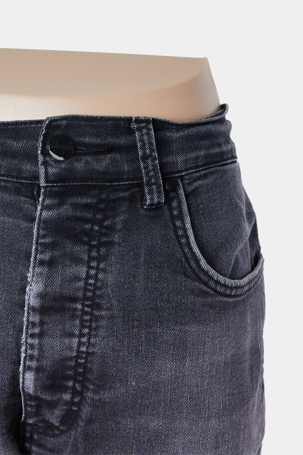 WRANGLER Faded Black Straight Jeans