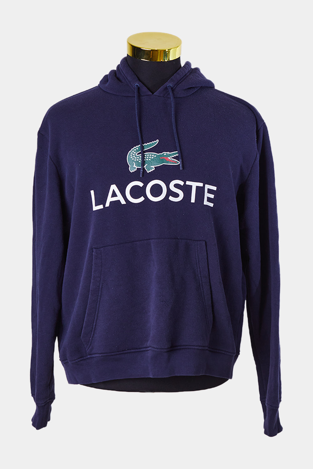 LACOSTE Navy Print Hoodie