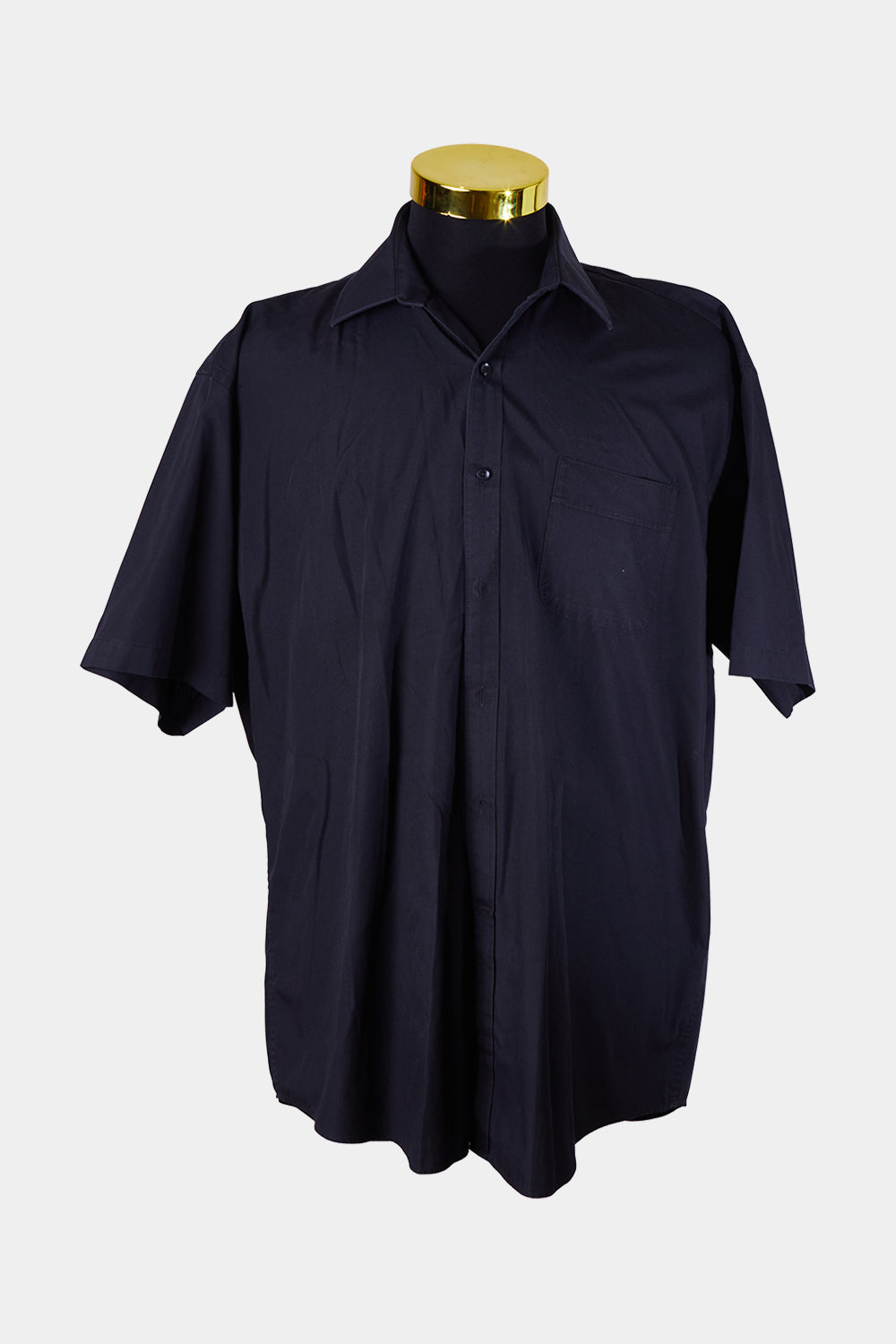 Van Heusen Black Short Sleeve Button Down Shirt