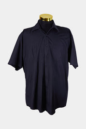Van Heusen Black Short Sleeve Button Down Shirt
