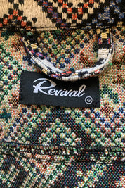 REVIVAL Black Multicolor Jacket