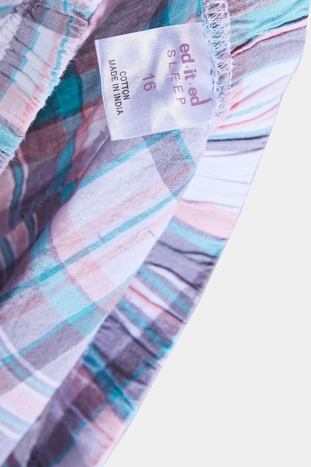 Edited Sleep Grey Pink and Green Pyjama Pant