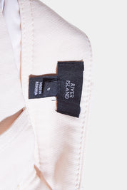 River Island Cream High Waisted Kick Flare Pants