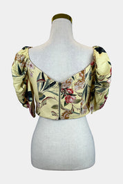 SHEIK Yellow Floral Top
