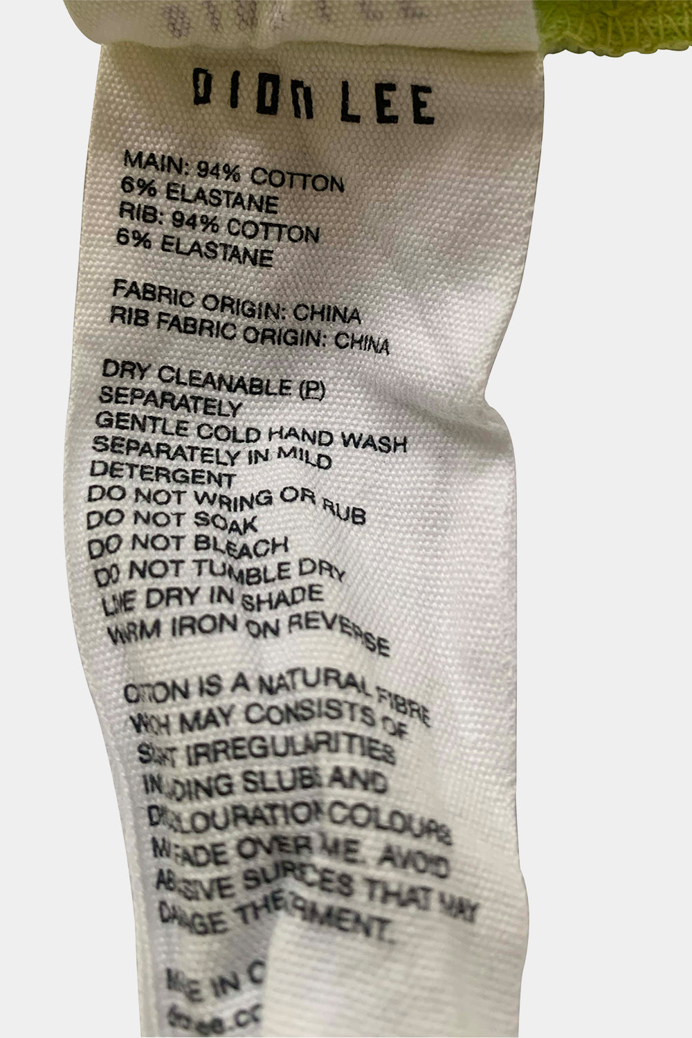 Dion Lee Green Top
