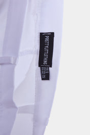 Pretty Little Thing White Pocket Detail Wide Leg Pant