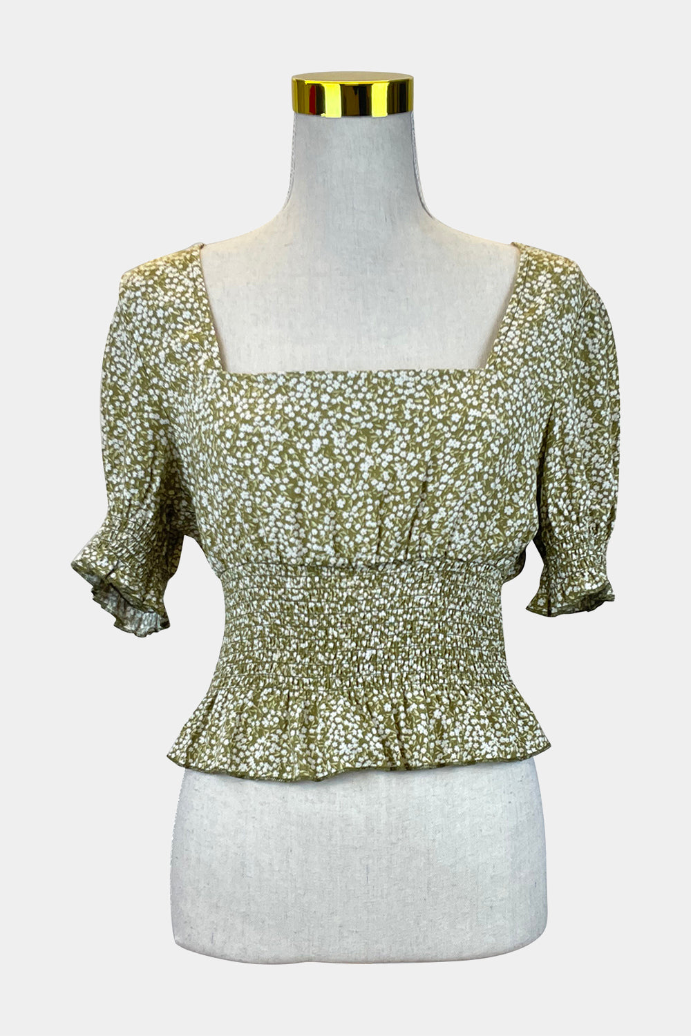 Cotton On Green Floral Top