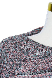 DOTTI Pink Mint Black Pattern Knit Sweater