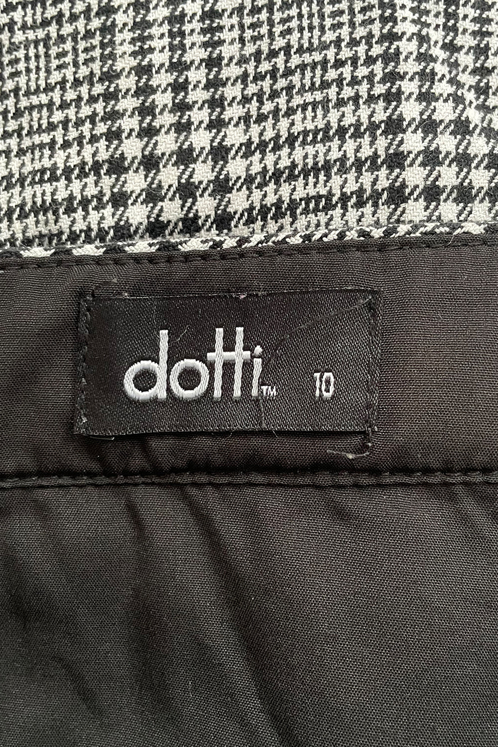 DOTTI Houndstooth Skirt