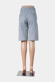 ZARA Blue and Off White Chino Short