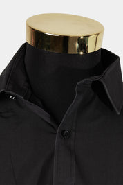 Van Heusen Black Button Down Shirt