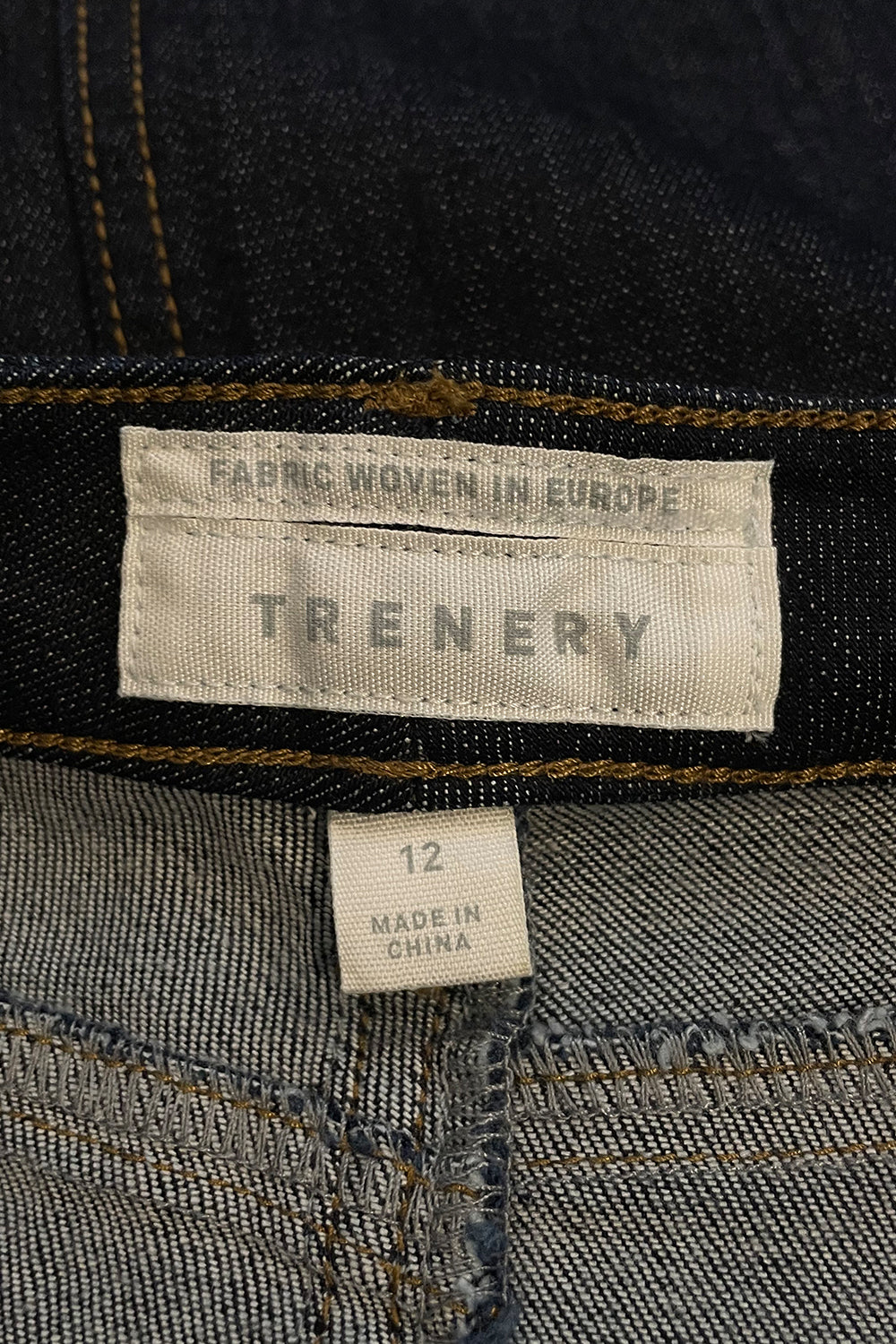 TRENERY Denim Midi Skirt