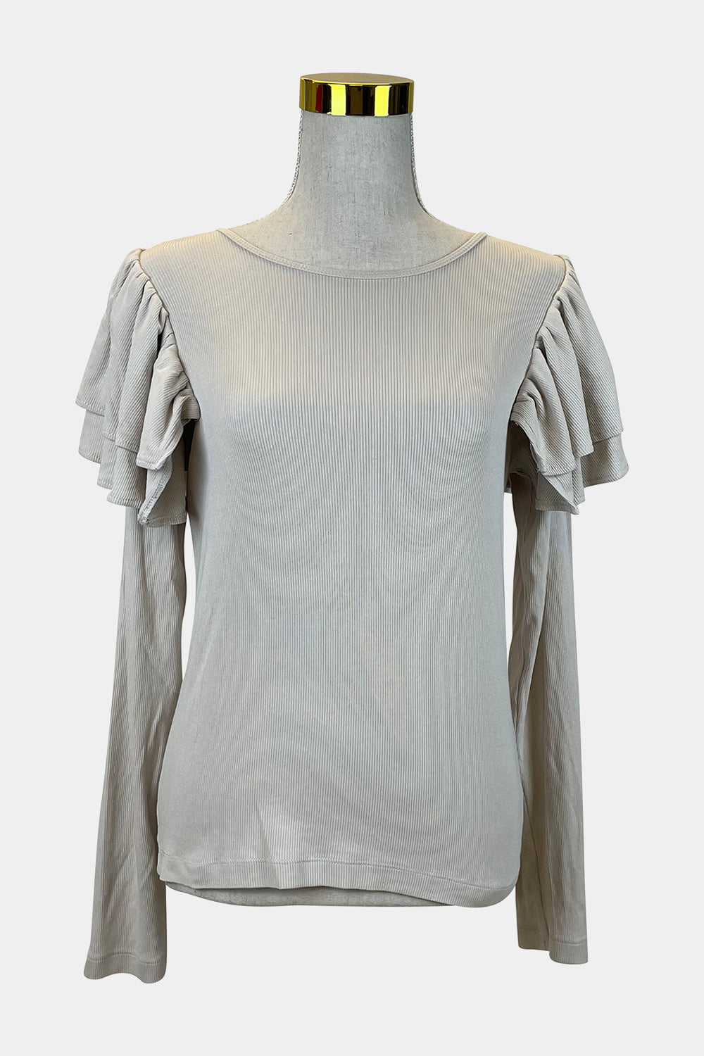 ZARA Cream Long Sleeve