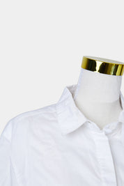 First Base White Button Down Shirt