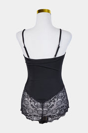 Assorted Brands Black Lace Detail Bodysuit